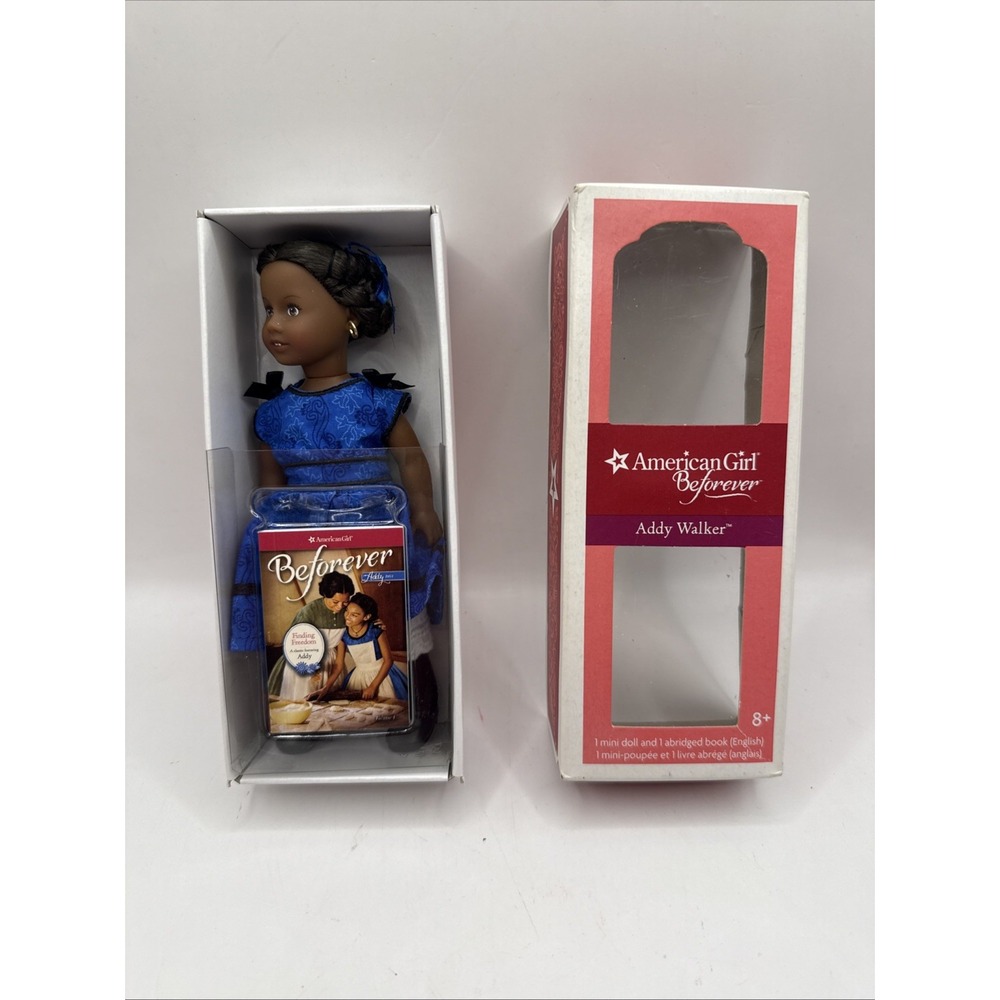 NEW American Girl Beforever Addy Walker Mini Doll + Book + Box 2014